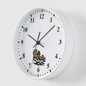 Seeotter Wanduhr (Winkel)