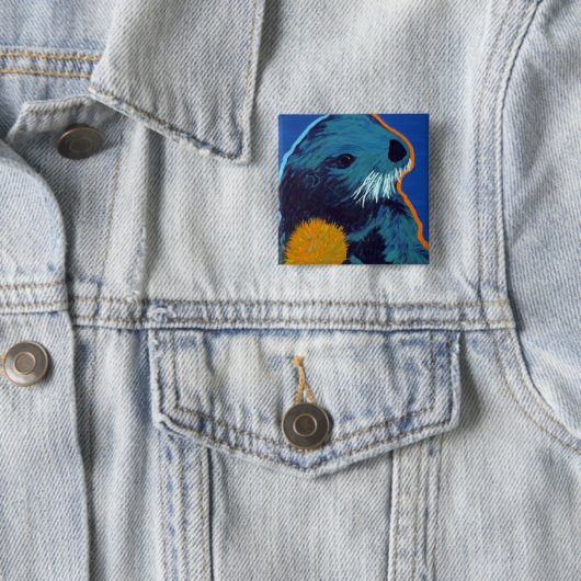 Seeotterknopf Button (Beispiel)