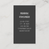 Seeozean-SeeVintages Segelnsegelboot Visitenkarte (Rückseite)