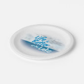 SeepapierTeller Pappteller (Schrägansicht)