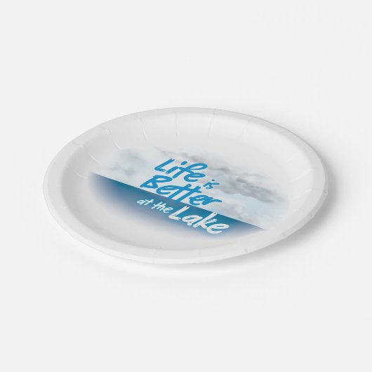 SeepapierTeller Pappteller (Schrägansicht)