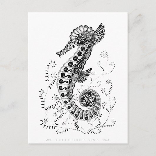 Seepferd 10 Jahre Postkarte (Vorderseite)