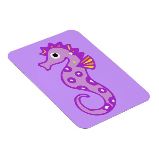 Seepferd-313946 CARTOON NIEDLICHES Seepferd Fisch Magnet (Rechte Seite)
