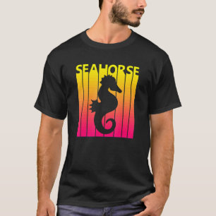Seepferd Animal Retro-Kostüm T-Shirt