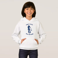 Seepferd Anker First Mate Boat oder Name White