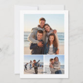 Seepferd Aqua Blue Glitzer Beach Weihnachten 3 Fot (Rückseite)