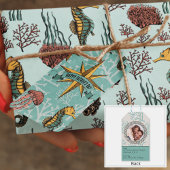 Seepferd Aquamarin Ocean Animal Nautical Star Geschenkanhänger