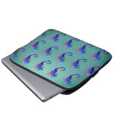 Seepferd Art Neoprenschläfer 13" Laptopschutzhülle (Vorne Knopf)