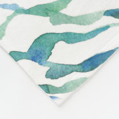 Seepferd Artwork Fleece Blanken (Ecke)