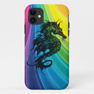 Seepferd auf Rainbow Case-Mate iPhone Case