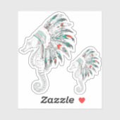 Seepferd Aufkleber (Blatt)