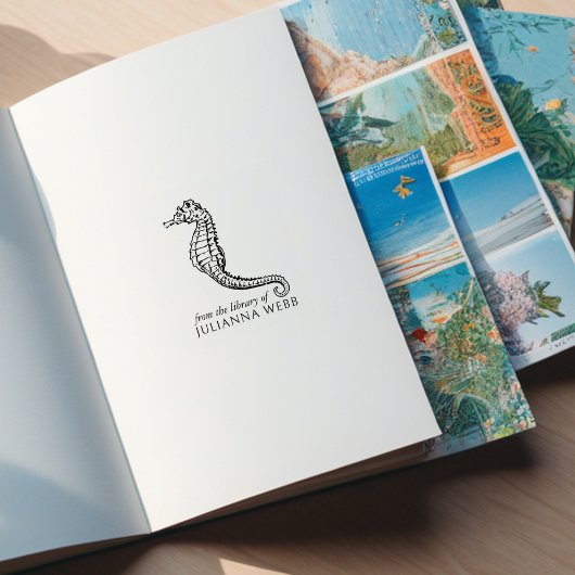 Seepferd aus der Bibliothek von Gummistempel
