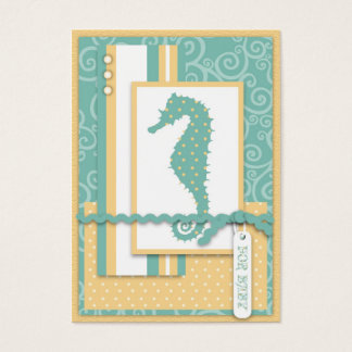 Seepferd Baby Vielen Dank Notecard