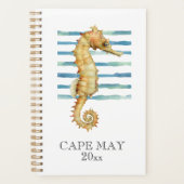 Seepferd Beach Coastal CAPE Watercolor Planer (Vorderseite)