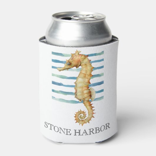 Seepferd Beach Coastal Dosenkühler (Kanne Vorderseite)