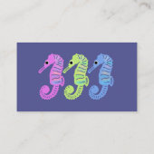 Seepferd Beach House Vermietung Visitenkarte (Rückseite)