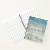 Seepferd Beach Theme Spiral Notebook Notizblock (Innenseite)