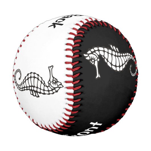 Seepferd Black Baseball (Schrägansicht)