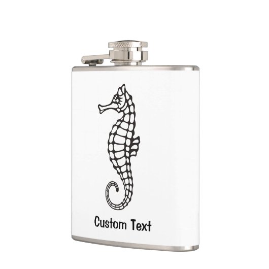 Seepferd Black Flachmann (Links)