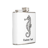 Seepferd Black Flachmann (Rechts)