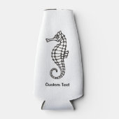 Seepferd Black Flaschenkühler (Vorderseite)