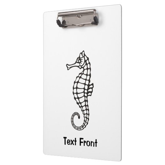 Seepferd Black Klemmbrett (Links)