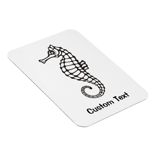 Seepferd Black Magnet (Rechte Seite)