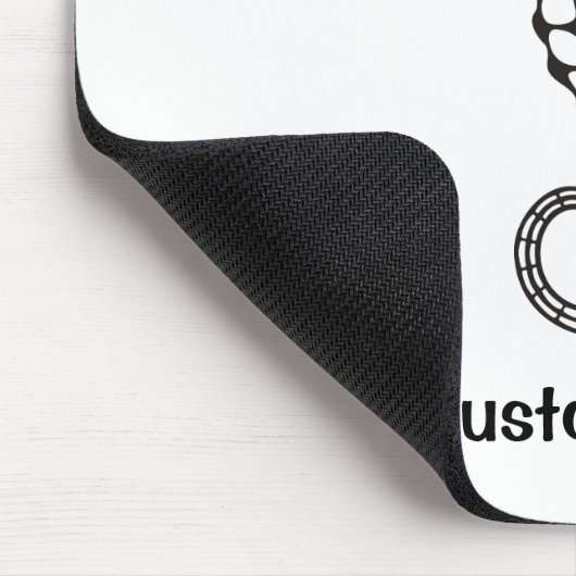 Seepferd Black Mousepad (Ecke)