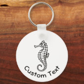 Seepferd Black Schlüsselanhänger (Vorderseite)