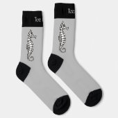 Seepferd Black Socks Socken (Rechts)