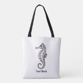 Seepferd Black Tasche (Rückseite)