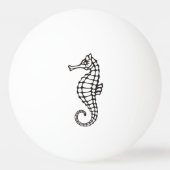 Seepferd Black Tischtennisball (Vorderseite)
