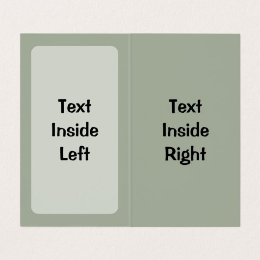 Seepferd Black Visitenkarten (Innenseite Aufgefaltet)