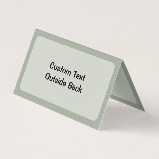 Seepferd Black Visitenkarten (Rückseite)