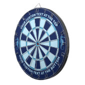 Seepferd Blau Dartscheibe (Vorderseite rechts)