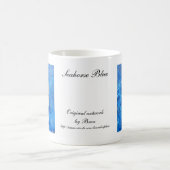 Seepferd-Blau-Tasse Kaffeetasse (Mittel)