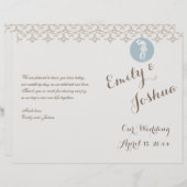 Seepferd Blue Classic Nautical Elegante (Vorne/Hinten)