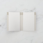 Seepferd Blue Classic Nautical Elegante Dankeskarte (Innenseite)