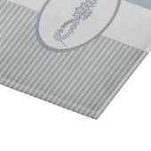 Seepferd Blue Classic Nautical Elegante Schneidebrett (Ecke)