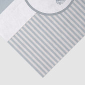 Seepferd Blue Classic Nautical Elegante Seidenpapier (Ausschnitt)