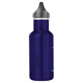 Seepferd Blue Edelstahlflasche (Links)