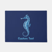 Seepferd Blue Fußmatte (Vorderseite)