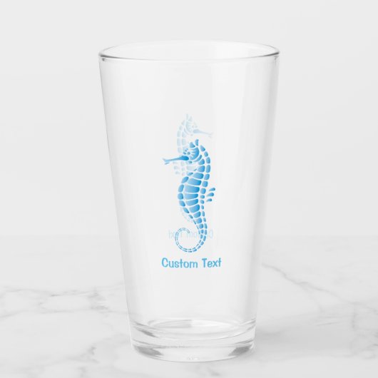 Seepferd Blue Glas (Vorderseite)
