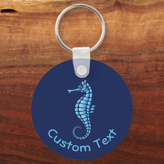 Seepferd Blue Schlüsselanhänger (Vorderseite)
