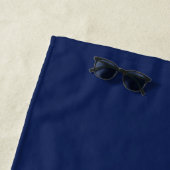 Seepferd Blue Strandtuch (Beispiel)
