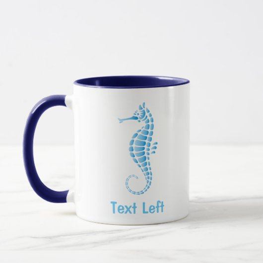 Seepferd Blue Tasse (Links)