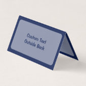 Seepferd Blue Visitenkarten (Rückseite)