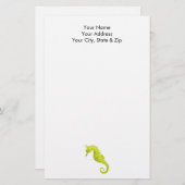 Seepferd Briefpapier (Vorne/Hinten)