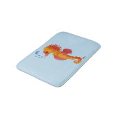 Seepferd Bubble Baby Badematte (Schrägansicht)
