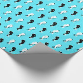 Seepferd Cartoon Packpapier (Ecke)